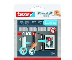 Lipni juostelė Tesa Power-Strips 77720 Dvipusė 0.06 m x 2 cm