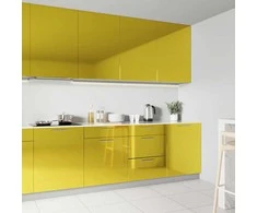 Lipni plėvelė baldams, auksinės spalvos, 500x90cm, PVC, blizgi
