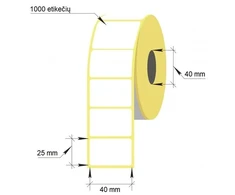Lipnios etiketės Thermal Eco 1-40×25/40-1000