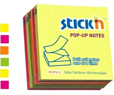 BNT Lipnūs lapeliai Z StickN 21431 76x76mm 600 lapelių, įvairių spalvų