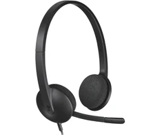 Ausinės Logitech H340 USB (981-000475), juodos