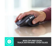 Logitech MX Keys Combo verslui Gen 2 Belaidė Klaviatūra ir pelė +Atrama riešui, US Int, Graphite