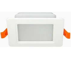 Įmontuojamas LED šviestuvas, 230Vac, 5W, 450lm, šiltai balta 3000K, kvadratinis, MOLLY, LED line LITE