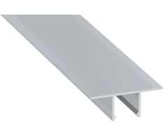 LUMINES Profilis aliuminis anoduotas LED juostoms įleidžiamas, priglaistomas, FALCO, 3m