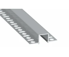 LUMINES Profilis aliuminis anoduotas LED juostoms įleidžiamas, priglaistomas, GAUDI, 3m