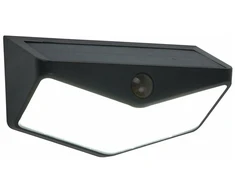Lutec Sieninis šviestuvas su saulės baterija 3.7W, 5K, 500lm, IP44