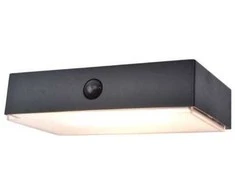 Lutec ŠVIESTUVAS SIENINIS SU SAULĖS BAT MESH 5W 800LM TW IP44