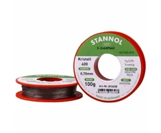 Lydmetalis Sn60Pb40 0.70mm su fliusu 2.2% Kristall400 100g, Stannol (tik profesionaliam naudojimui)