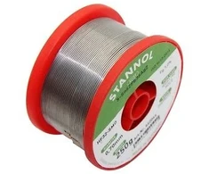 Lydmetalis Sn60Pb40 1.00mm su fliusu 2.2% Kristall400 250g, Stannol (tik profesionaliam naudojimui)
