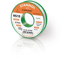 Lydmetalis Sn99.3Cu0.7 0.70mm su fliusu 2.5% HS10 100g, Stannol