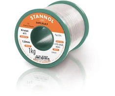 Lydmetalis Sn99.3Cu0.7 1.00mm 1000g su fliusu 2.5% Kristall611 Stannol