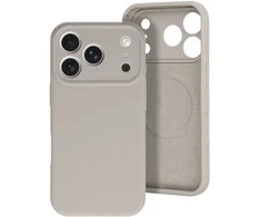 MagColor Pure dėklas skirtas Apple iPhone 17 Pro sidabrinis