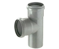 Magnaplast Vidaus kanalizacijos trišakis HTplus, Ø 75 / 75 mm, 87°