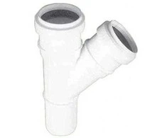 Magnaplast Vidaus kanalizacijos trišakis, Ø 32 / 32 mm, 45°, baltas