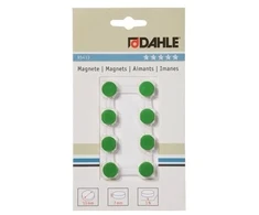 Magnetai Dahle, 13mm, 8vnt. žalios spalvos
