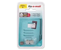 Magnetai Fix-O-Moll 3562812, 12 mm, 6 vnt.