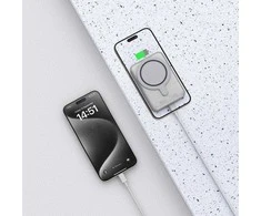 Magnetinis maitinimo blokas 10000mAh 15W USB-C Tech-Protect LifeMag PB11 MagSafe Titanium