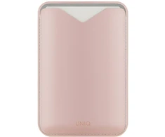 Dėklas Magnetic wallet UNIQ Lyden Evo stand phone rožinės spalvos