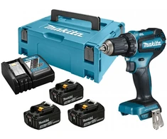 MAKITA AKUMULIATORINIS GRĘŽTUVAS-SUKTUVAS 18V DDF484RTE 54/30Nm 3×5,0Ah BL