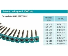 MAKITA TAŚMA Z WKRĘTAMI 3,9x25mm DO METALU