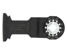 Makita STAROCK įgilinamojo pjovimo ašmenys 45x45mm, 5 vnt. E-25460 Starlock • 20 TPI • BiM • TMA087 • medienai/metalui