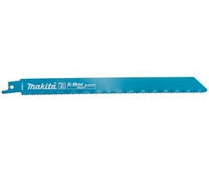 Makita Bi-Metal tiesinio pjūklo pjūkleliai metalui, 225 mm (10+12+14 TPI), 5 vnt. E-26294 Ašmenys skirti šioms medžiagoms: plienas, nerūdijantis plienas