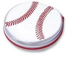 Manhattan CD case with zipper „Baseball”, 12 CD, 434515