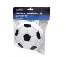 Manhattan CD case with zipper „Soccer”, 12 CD, 433914