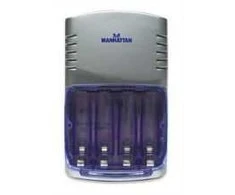 Manhattan Fast Baterija Charger, AA+AAA, Two-Hour Cycle, Holds Up to Four Batteries, komplekte 4 x 2300mAh akumuliatoriai, 419086