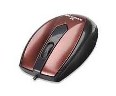 Manhattan MO1 Mini pelė, USB, three Mygtukai su Scroll Wheel, 1000 dpi, Wine 177979