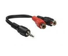 Manhattan RCA Socket to Mini 1/8″ Plug (minijack), 0.1m, 336505