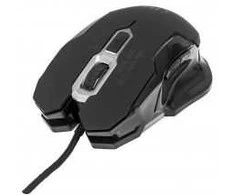 Manhattan su laidu optinė žaidimų pelė USB, Six Button su Scroll Wheel, Adjustable DPI, LED apšvietimas, juodos spalvos, 179164