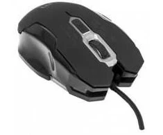 Manhattan su laidu optinė žaidimų pelė USB, Six Button su Scroll Wheel, Adjustable DPI, LED apšvietimas, juodos spalvos, 179164