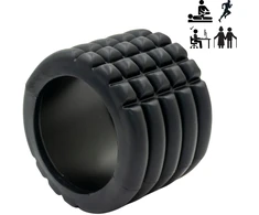 MANKŠTOS VOLAS ROLLER Juodas 14x10CM ENERO FIT 1066677