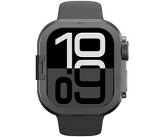 Marka Niezdefiniowana „AmazingThing Titan Pro“ metalinis dėklas, skirtas „Apple Watch 11“ (46 mm), aliuminis, juodas
