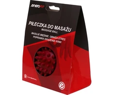 Enero raudona masažuoklis rutulys 7 cm