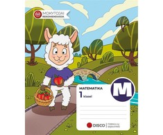 DISCO Formulių sąsiuvinis pradinukams (1 klasė), Matematika, 14 lapų, langeliais