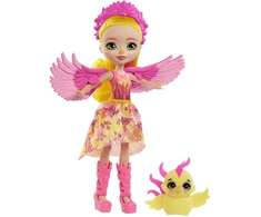 Mattel Enchantimals lėlė Falon Phoenix + viščiukas Sunrise GYJ04 ZA4923