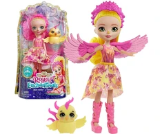 Mattel Enchantimals lėlė Falon Phoenix + viščiukas Sunrise GYJ04 ZA4923