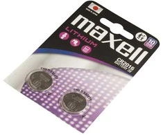 MAXELL ličio baterija LITHIUM CR2016 2 vnt. 3V