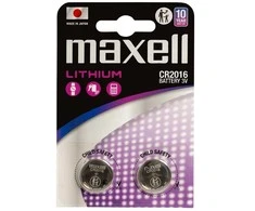 MAXELL ličio baterija LITHIUM CR2016 2 vnt. 3V