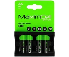 MaximCell Alkaline batteries LR6 AA – 4pcs