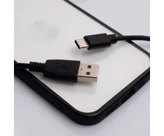 Maxlife kabelis USB - USB-C 1,0 m 2A juodos spalvos