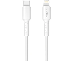 Maxlife MXUC-13 laidas USB-C – Lightning 1,0 m 27W baltas