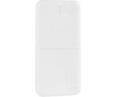 Maxximus IŠORINĖ BATERIJA MX COCO 10 000mAh 2xUSB, 10W Li-Po, BALTA + MICROUSB LAIDAS