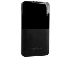 Maxximus POWERBANK MX ROTH 10 000 mAh, 2xUSB, 10W Li-Po, juodos spalvos, + kabelis micro USB