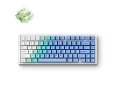 MCHOSE G75 belaidė magnetinė klaviatūra | US | Matcha Latte Switch V2 | 2.4GHz, BT | Arctic Snow