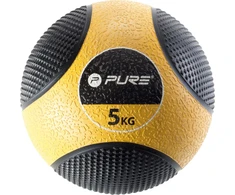 Pure2Improve | Medicine Ball, 5kg | Juodas/Geltona
