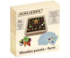 Medinė dėlionė - Kruzzel farm 22755