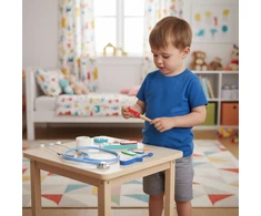 Medinis gydytojo rinkinys su medicininiu krepšiu vaikams, 28 dalys, ECOTOYS
